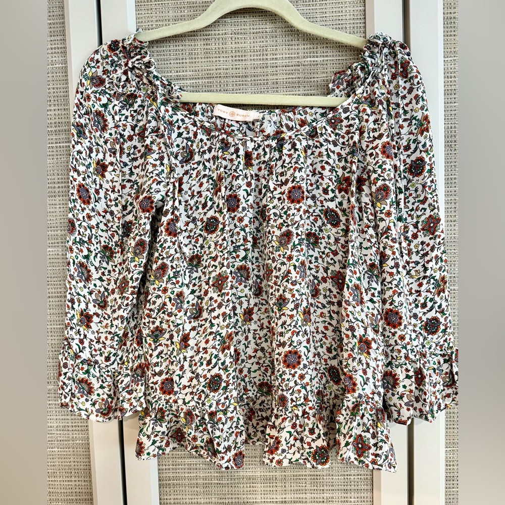 Tory Burch Multicolor Floral Blouse